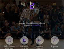 Tablet Screenshot of bazadance.com